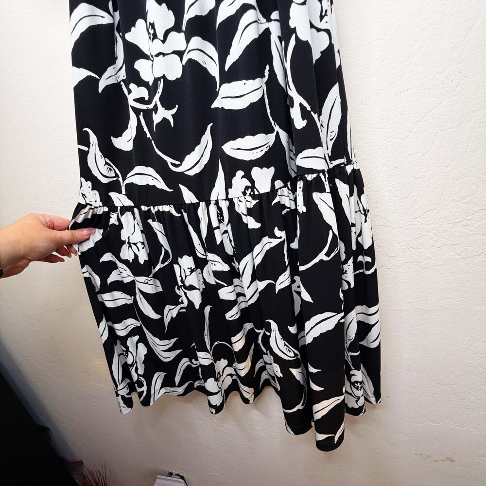 NWT Tommy Bahama Carmela Off The Shoulder Tie Waist Floral Midi Dress Small - Picture 11 of 15